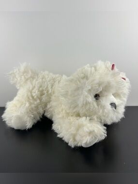 Douglas Cuddle Toys RARE Pink Tag Bichon Frise Maltese White Puppy Dog 12” Plush
